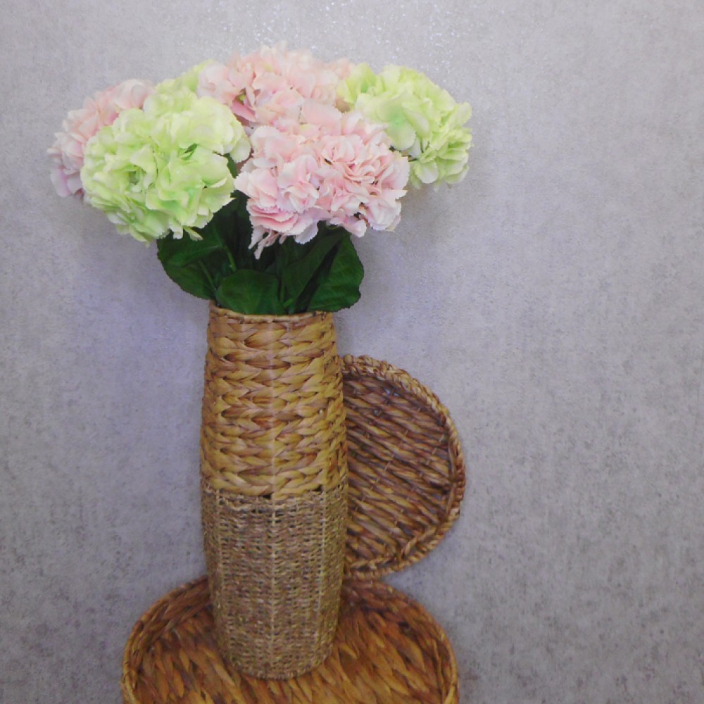 Artificial Hydrangeas Candy Crush Pink 71cm Artificial Flowers