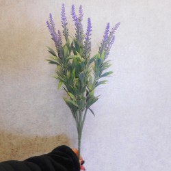 Artificial Lavender Plant Lavender Purple 50cm - L101 GG4