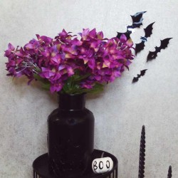 Artificial Canna Lilies Purple 46cm - C104 A3