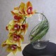 Real Touch Artificial Cymbidium Orchid Green 70cm - O019 LL4