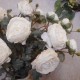 Artificial Peony Flowers Cream 72cm - P133 KK4