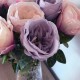 Artificial Cabbage Roses Lavender 41cm - R281 U4
