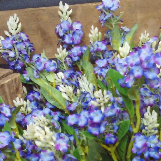 Artificial Wild Meadow Flowers Blue 60cm - W006 N2