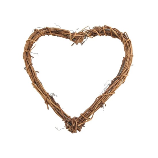 Natural Vine Hearts 20cm x 19cm - BKT022 Natural Vine Hearts 20cm x 19cm - BKT022