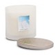 Heart and Home Ellipse Twin Wick Candle Fresh Linen 230g - HH043