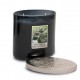 Heart and Home Ellipse Twin Wick Candle River Rock 230g - HH084