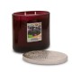 Heart and Home Ellipse Twin Wick Candle Simply Mulberry 230g - HH030