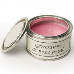 Pintail Paint Pot Candles | Geranium & Rose Petal Fragrance - CA006