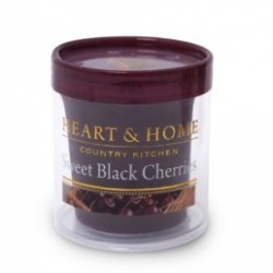 Heart and Home Fragranced Candles Sweet Black Cherries Votive - HH003