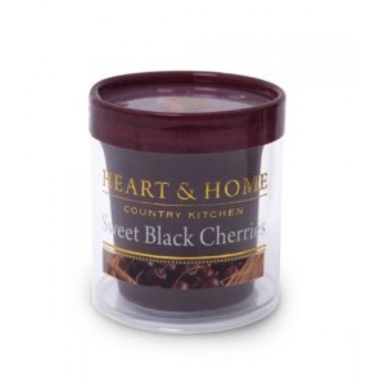 Heart and Home Fragranced Candles Sweet Black Cherries Votive - HH003