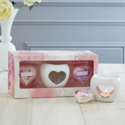 Heart and Home Wax Melt Warmer Gift Set - HH134 1E