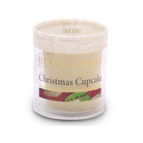 Heart and Home Fragranced Candles Christmas Cupcake Votive - HH075