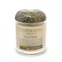 Heart and Home Fragranced Candles Sea Grass Small Jar 110g - HH045