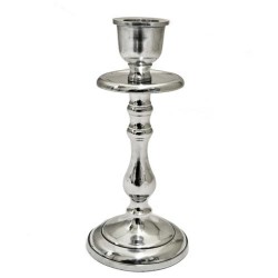 Home Store Silver Candlestick 18cm - CAN014 8B