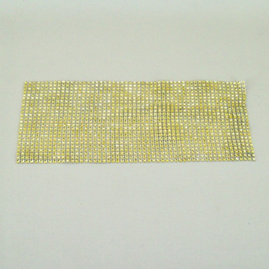 24 Row Diamond Web Glitter Sheets Gold - CRY032