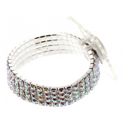 Rock Candy Iridescent Wrist Corsage Bracelet - WCOR110