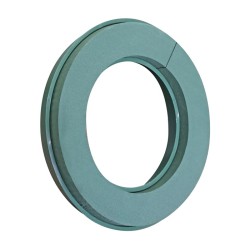12 inch Wet Foam Wreath Ring Plastic Back - FS041