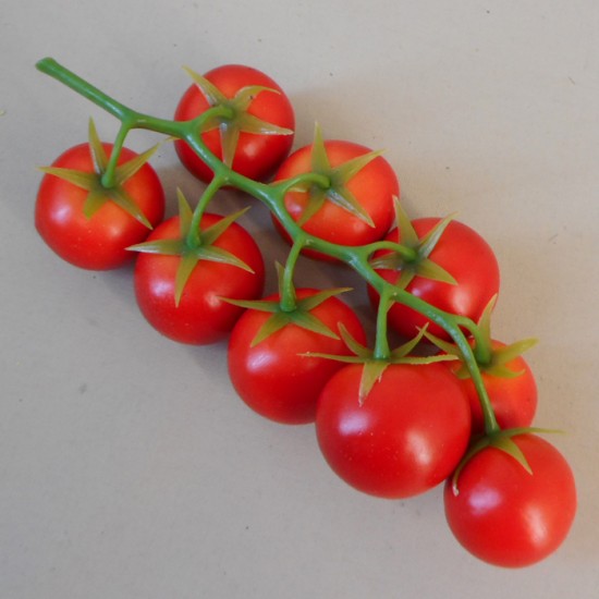 Artificial Cherry Tomatoes on Vine Red - TOM505 GS4B