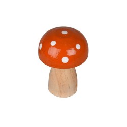 Wooden Mushroom or Toadstool 7.6cm - MUS005 2A
