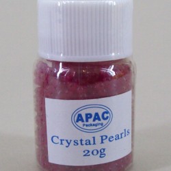 Crystal Pearls Gel Beads Pink 20g - CP004