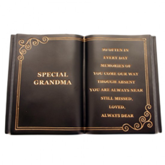 Special Grandma Memorial Book Graveside Tribute - FB003 2D