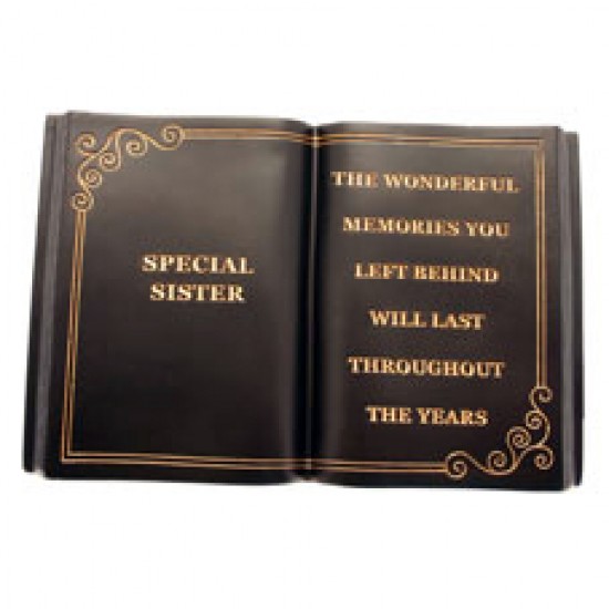 Special Sister Memorial Book Graveside Tribute - FB006 11A