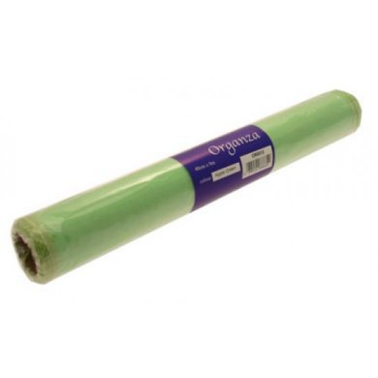 Apple Green Organza Roll 9m x 40cm - ORG007