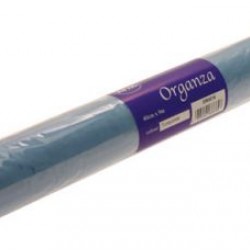 Turquoise Organza Roll 9m x 40cm - ORG010