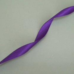 15mm Double Sided Satin Ribbon Purple - DSR006