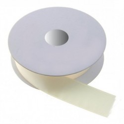 25mm Double Sided Satin Ribbon Ivory - DSR009