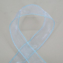 Wired Organza Ribbon Baby Blue - RIB028