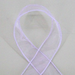 Wired Organza Ribbon Lilac - RIB023