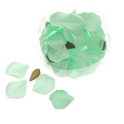 Rose Petals Mint Green Silk 164 Petals - R320