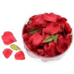 Rose Petals Red Silk 164 Petals - R303