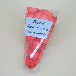 Rose Petals Red Biodegradable Paper 200 Petals - R310