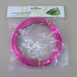 Aluminium Wire Hot Pink 2mm - AW012