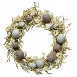 Easter Eggs and Birds Dried Flowers Wreath 31cm - EAS001 