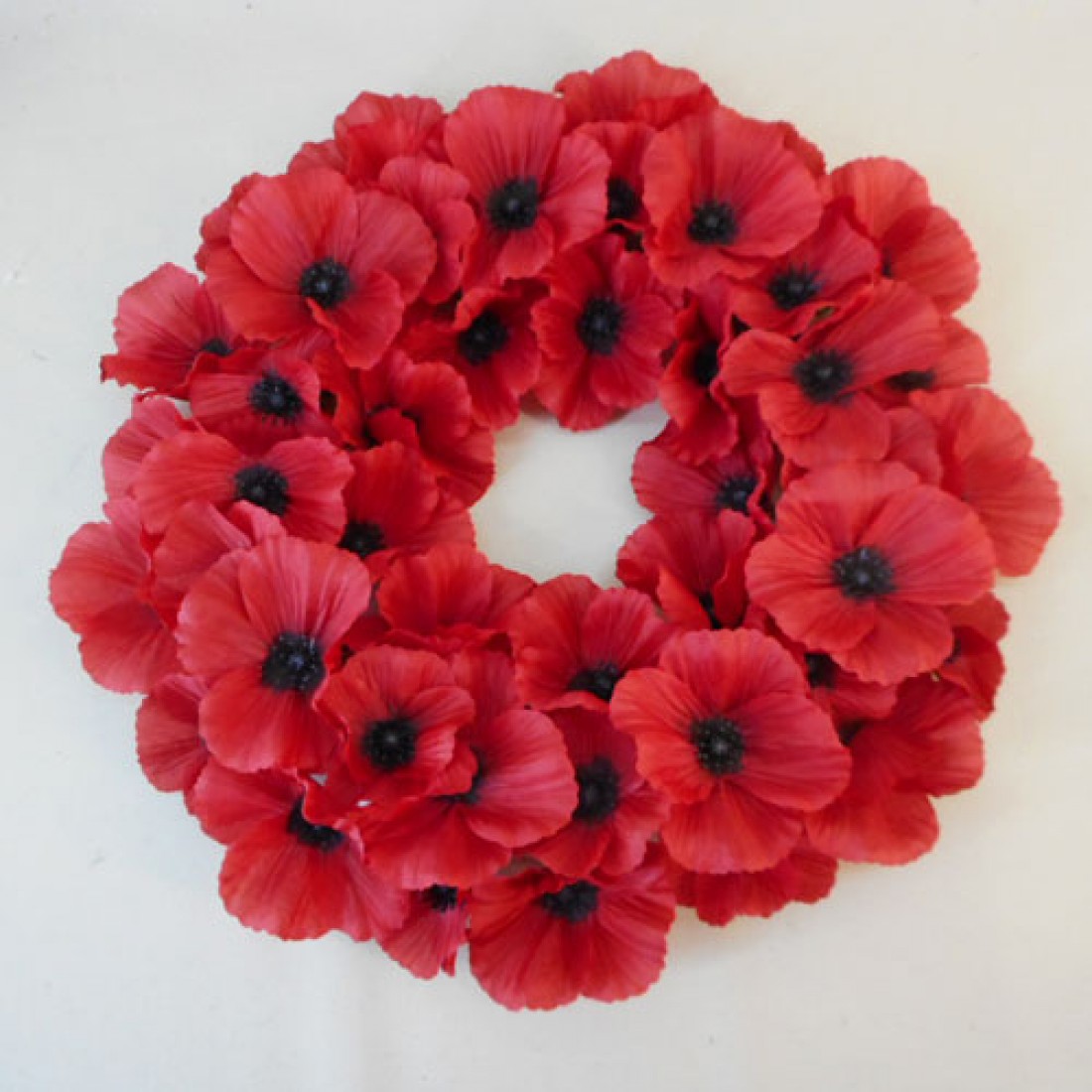 remembrance poppy wreath