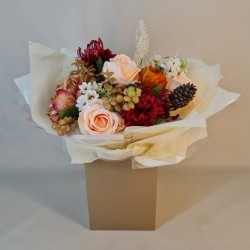 Amber Faux Flowers Gift Bouquet - ABV056