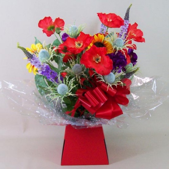 Silk Flowers Gift Bouquet - Autumn Splendour - ABV014
