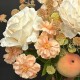  The Peach Bellini Faux Flowers Bouquet - DFB004
