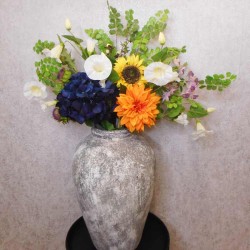 Birth Month Faux Flowers Bouquet - September ~ Morning Glory ABV008 : Designed by Abby