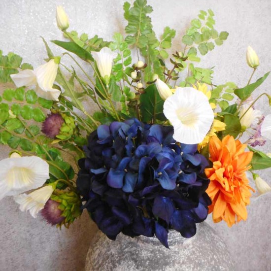 Birth Month Faux Flowers Bouquet - September ~ Morning Glory ABV008 : Designed by Abby