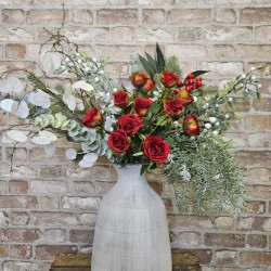 Clementine Christmas Splurge Bouquet - ABV078 Created by Kirsty and Chloe