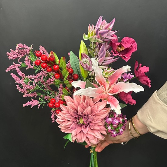  The Cosmopolitan Faux Flowers Bouquet - DFB006