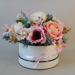 Isabella Hat Box Flowers - ABV052