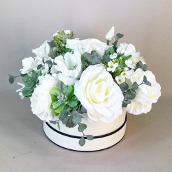 Juliet Hat Box Flowers - ABV054 6D