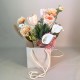 Peaches and Cream Artificial Flowers Hand Tied Bouquet - ABV082