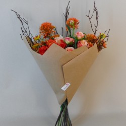 Evening Sunset Faux Flowers Gift Bouquet - ABV022 Created by Kirsty