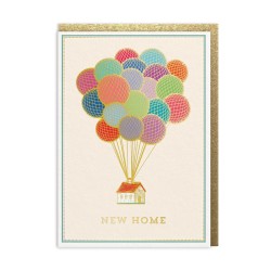 New Home Balloons Greeting Card (A6) - CARD011 